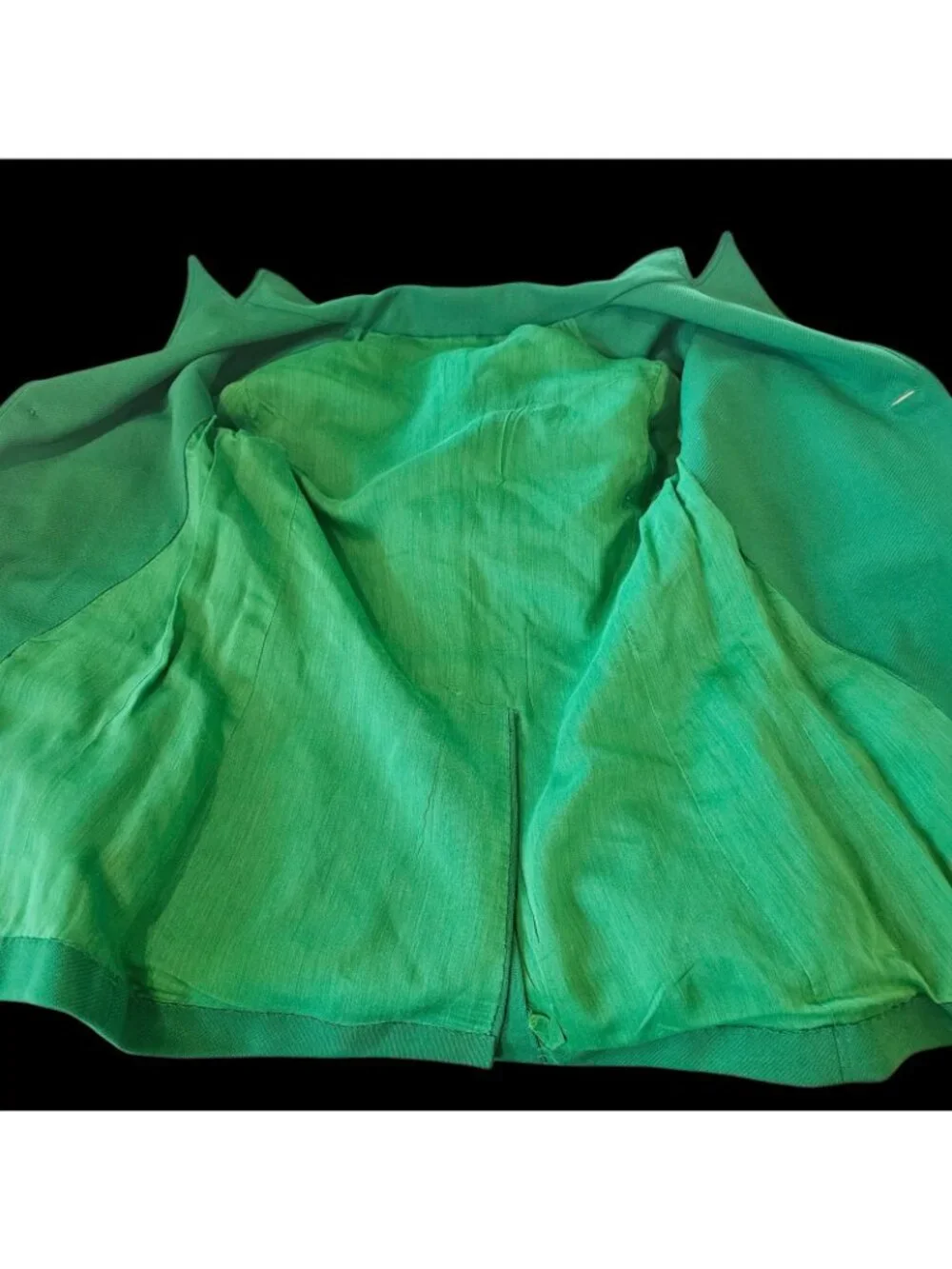 70s Mens Green Sports Jacket Blazer Sz XS 34 VTG Retro‎ Polyester Cosplay